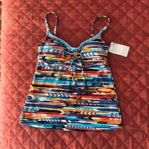 Lucky brand tankini top swimsuit